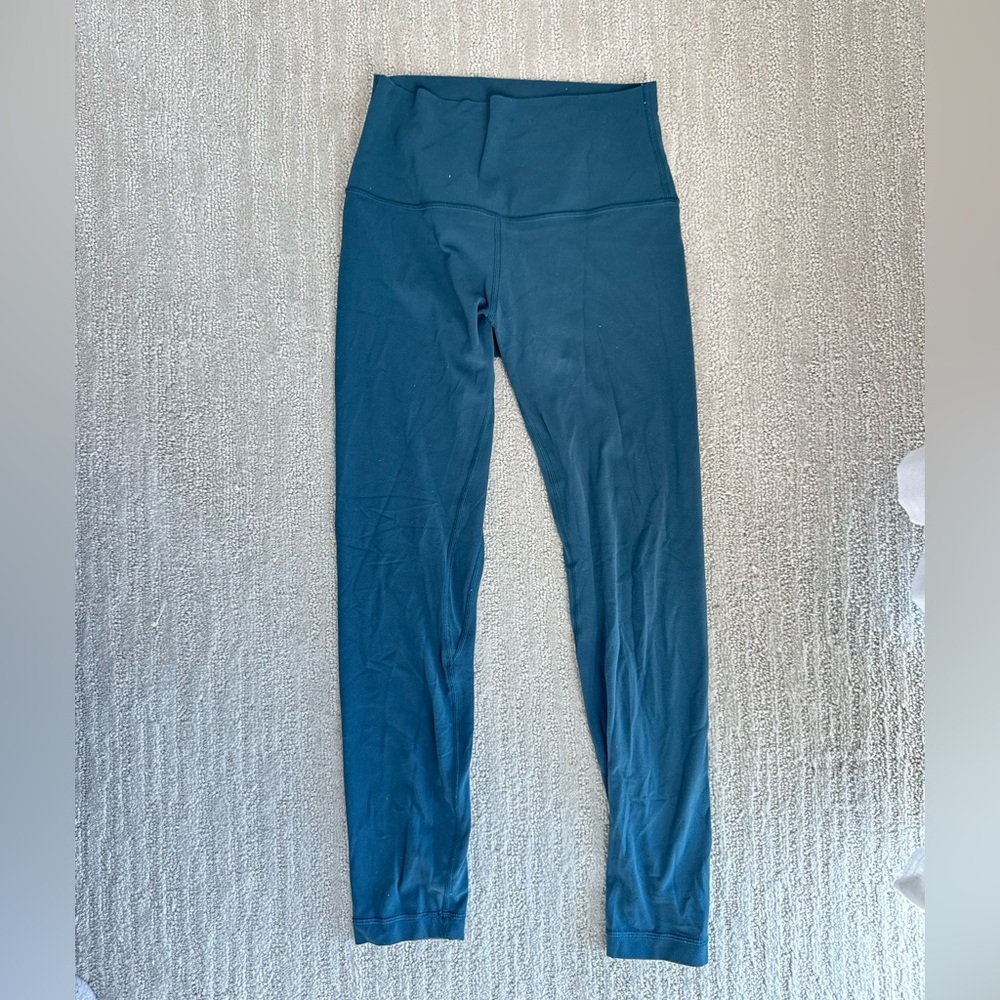 Teal lululemon High-Waisted Leggings
